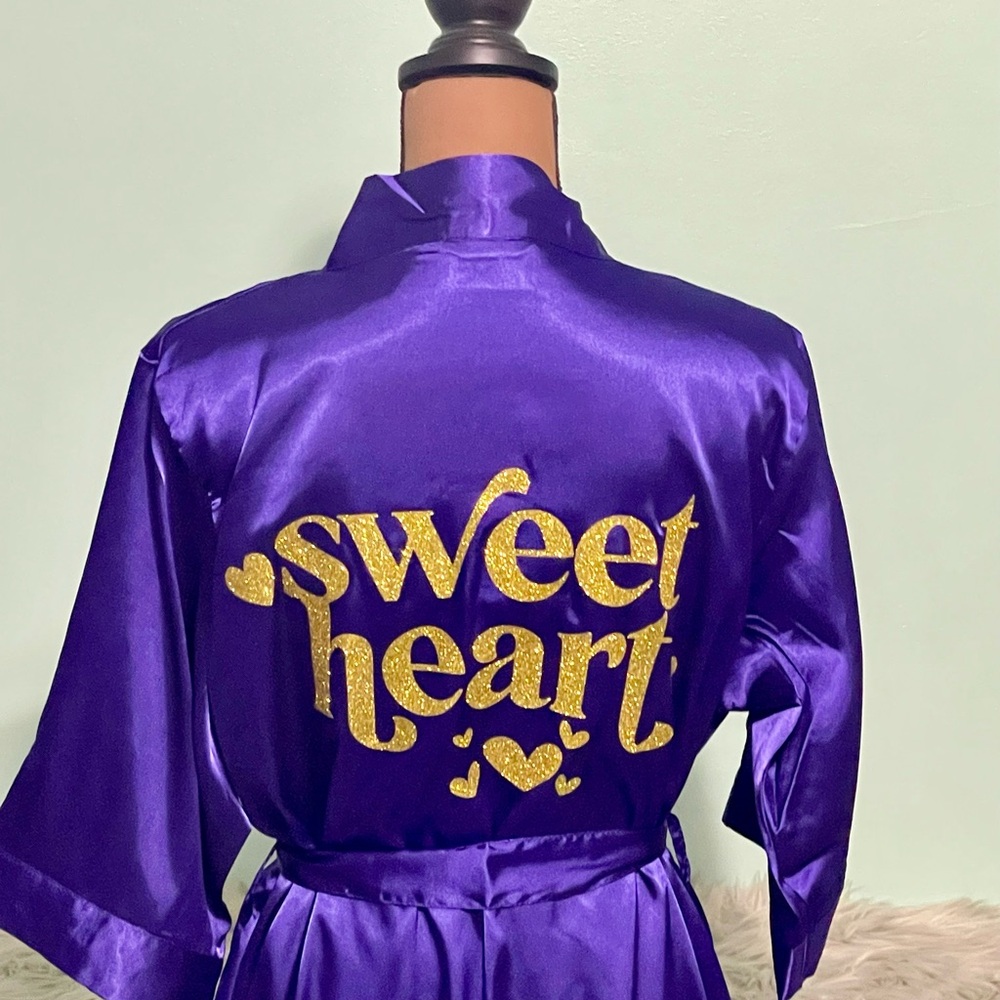 Sweetheart Robe (S/M) Purple